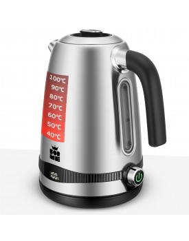 Temperature Controlled Stainless Steel Kettle