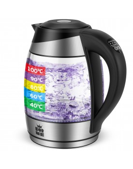 Temperature Controlled Electric Glass Kettle