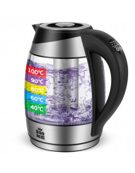 Temperature Controlled Electric Glass Kettle